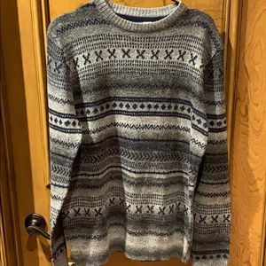 H&M Men’s Patterned Sweater. Sz M. (NEVER WORN)
